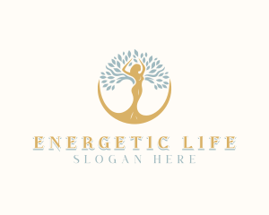 Woman Tree Wellness logo design