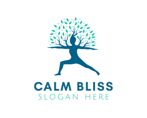  Yoga Tree Wellness logo design