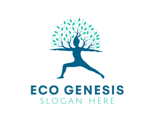  Yoga Tree Wellness logo design