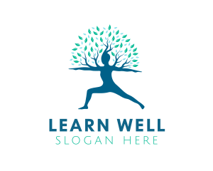  Yoga Tree Wellness logo design