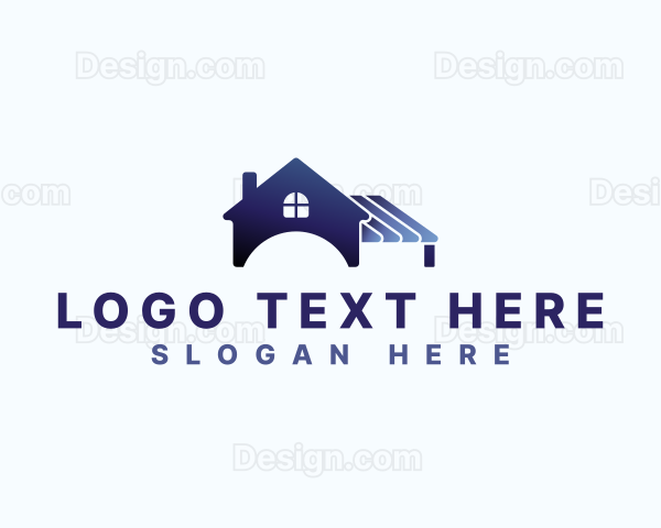 House Property Roofing Logo