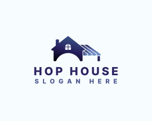 House Property Roofing  logo design