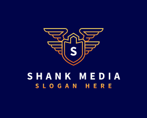 Shield Wing Security logo design