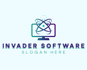 Computer Software Cyberspace logo design