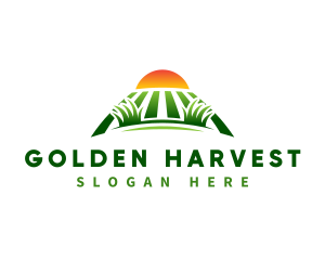 Landscaping Farm Field logo design