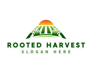 Landscaping Farm Field logo design