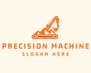 Mountain Excavator Machine logo