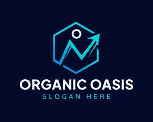 Marketing Arrow Graph logo