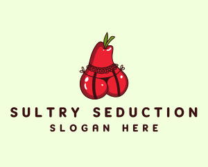 Sexy Pear Lingerie logo design