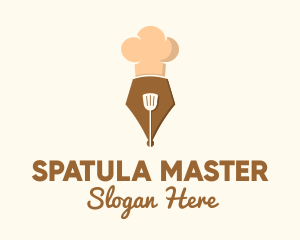 Spatula Pen Toque logo design