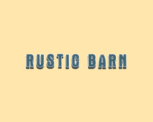 Rustic Business Brand logo design