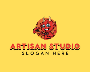 Devil Sausage Grill logo design