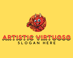 Devil Sausage Grill logo design