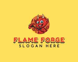 Devil Sausage Grill logo design