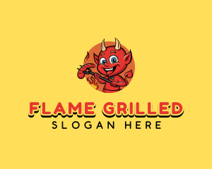 Devil Sausage Grill logo design