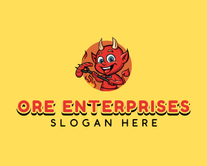 Devil Sausage Grill logo design