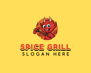 Devil Sausage Grill logo design