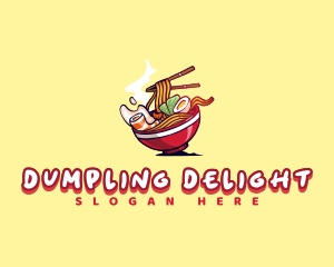 Ramen Noodles Dining logo design