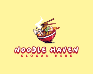 Ramen Noodles Dining logo design