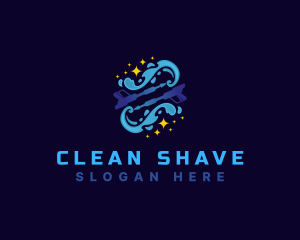 Pressure Wash Cleaning logo design