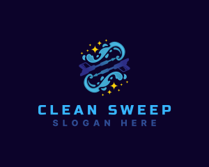 Pressure Wash Cleaning logo design