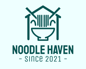 Happy Noodle House logo design