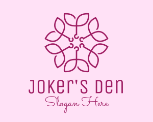 Ornamental Elegant Flower Logo