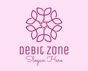 Ornamental Elegant Flower logo design