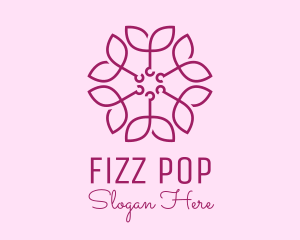 Ornamental Elegant Flower logo design