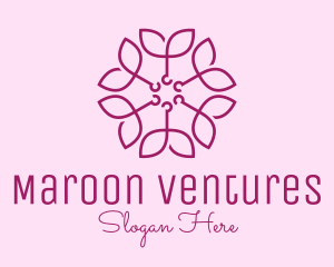 Ornamental Elegant Flower logo