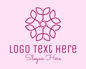 Elegant - Ornamental Elegant Flower logo design