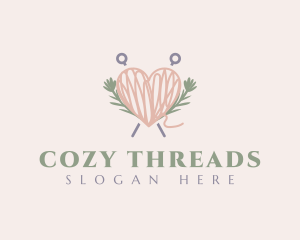 Thread Heart Yarn logo design