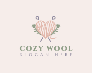 Thread Heart Yarn logo design