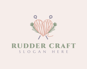 Thread Heart Yarn logo design