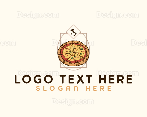 Italy Baked Pizza Logo