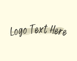 Handwritten Art Brush logo