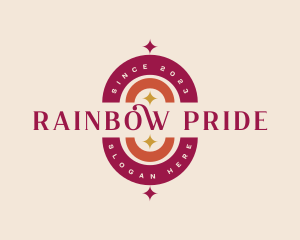 Bohemian Rainbow Craft logo design