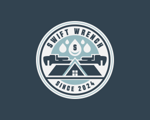 Wrench Fix Plumbing logo design