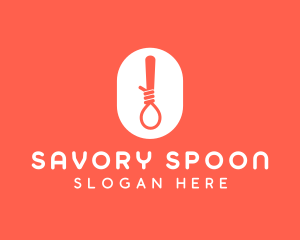 Hanging Rope Spoon logo design