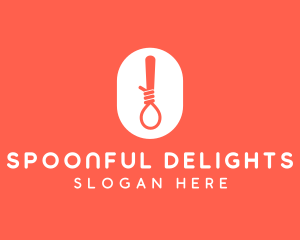 Hanging Rope Spoon logo design