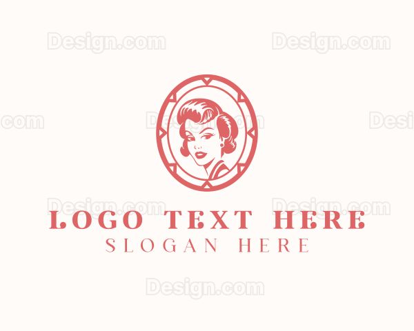 Female Beauty Salon Logo