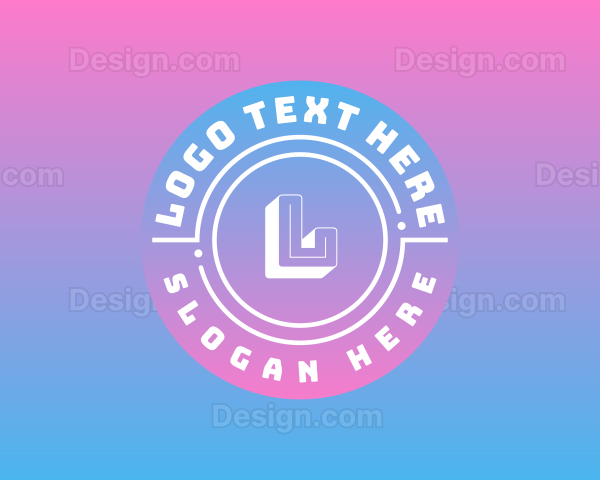 Neon Cyber Business Logo