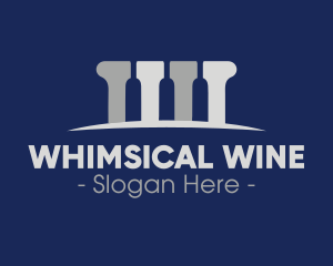 Wine Structure Building logo design