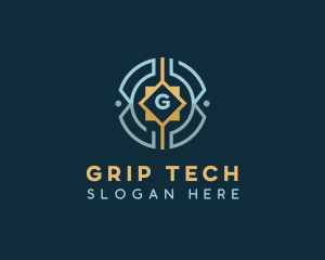 Cyber Tech Crypto logo design