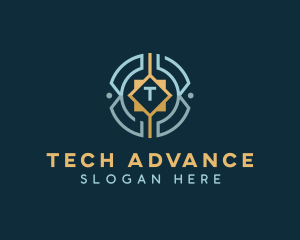 Cyber Tech Cryptocurrency logo design