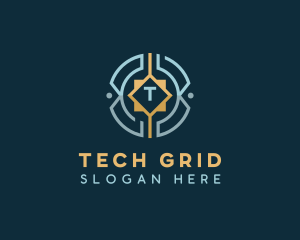 Cyber Tech Crypto logo design