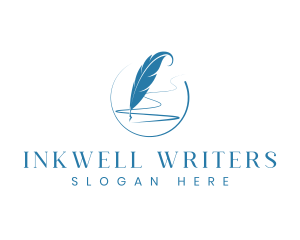 Feather Pen Writing logo