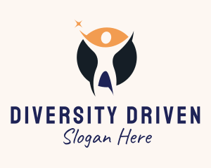 Humanitarian Diversity Charity  logo design