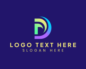 Generic Digital Letter D logo