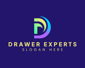 Generic Digital Letter D logo design